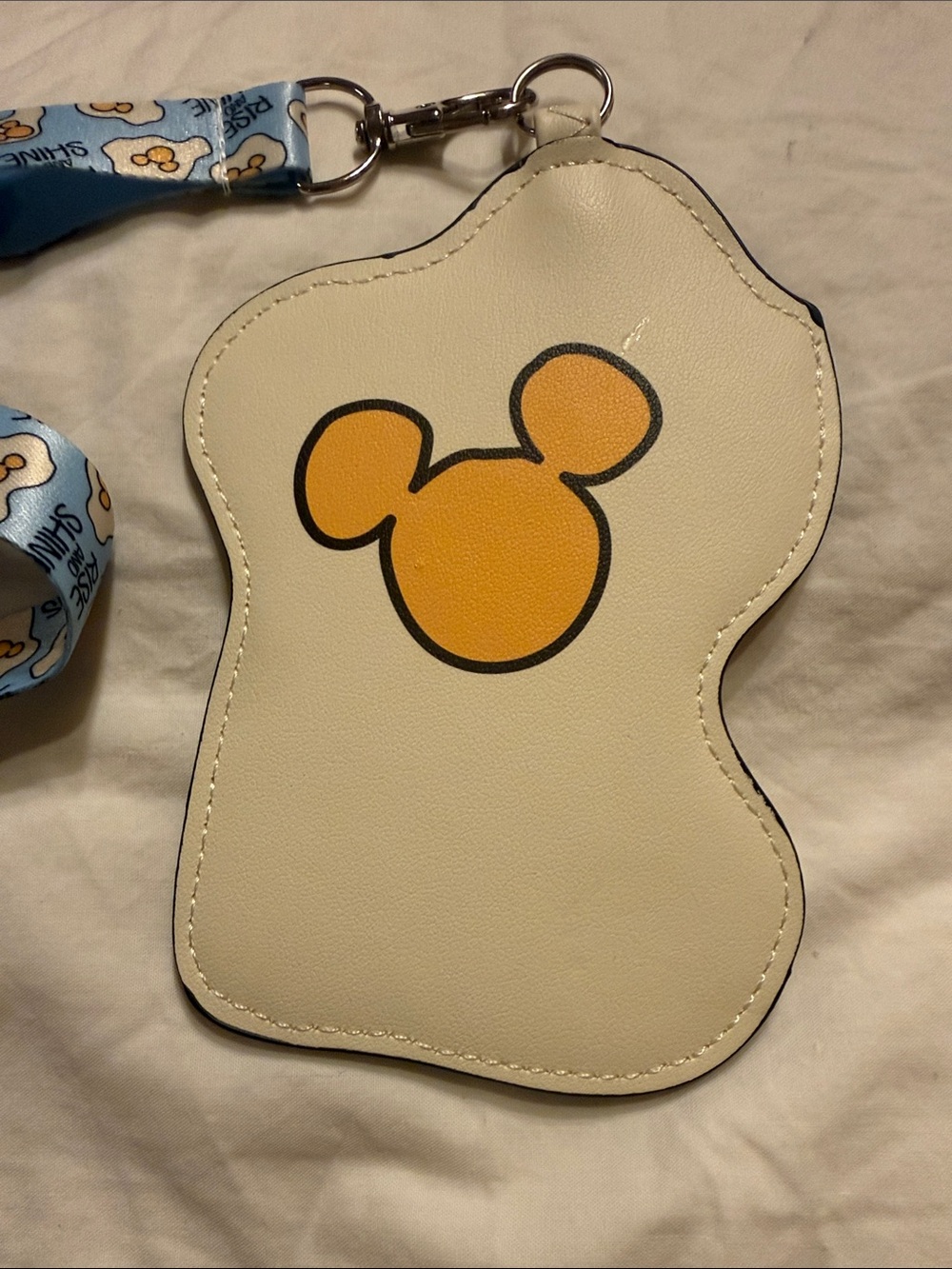 Disney Mickey Card Holder with Yellow Character Accent